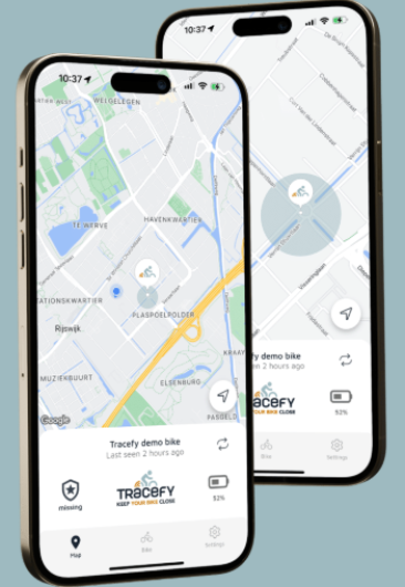 Preview: GPS-Tracker mit Batterie für 3 Jahre für Fahrrad, Dreiräder, Lastenräder usw.
